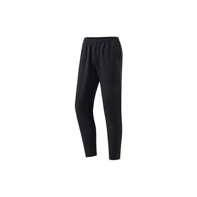 Running Series Solid Color Straight Leg Quick Dry Knitted Sports Pants Men Pants Black 952335501-1