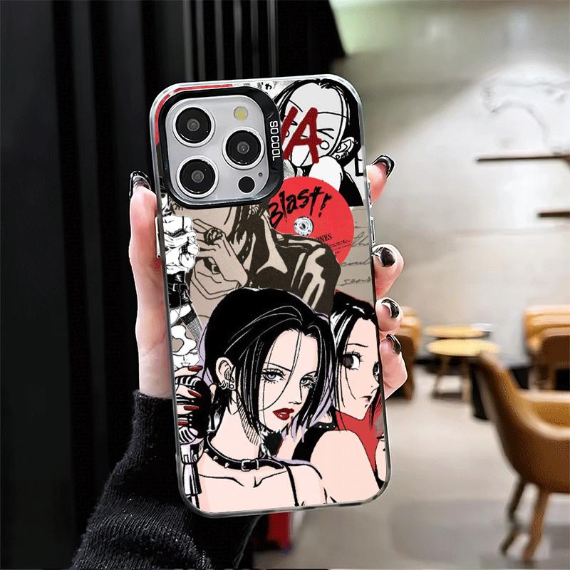 NaNa Osaki Anime Weiche Handyhülle für iPhone 15 16 17 Pro Max 17Air 16E 14 Plus 13 12 Mini Stoßfeste Hülle Rückschale