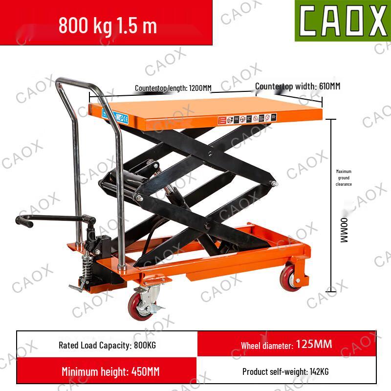 CAOX Manual Scissor Lift Table