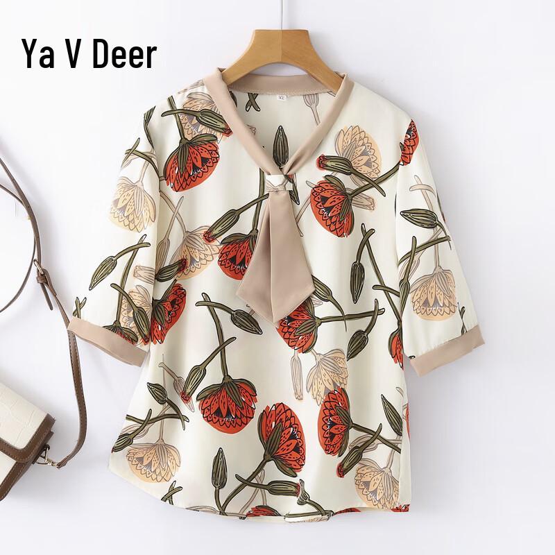 Women s Elegant Floral Two-Piece Summer Outfit XL