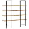 VidaXL 4-tier Bookcase 160x35x160 Cm Solid Mango Wood