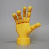 Articulated Hand Model Artist Drawing Manikin Hand Mannequin with Flexible Fingers Hand Ornament for Desktop Decor Stress Relief