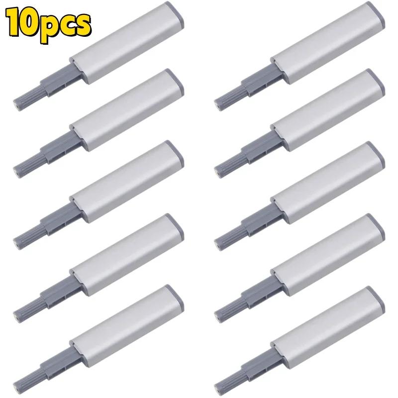 

10 Pcs Magnetic Push Latches for Cabinets Push to Open Cabinet Hardware Push Touch Damper Buffers Drawer Push Latch Door Stopper
