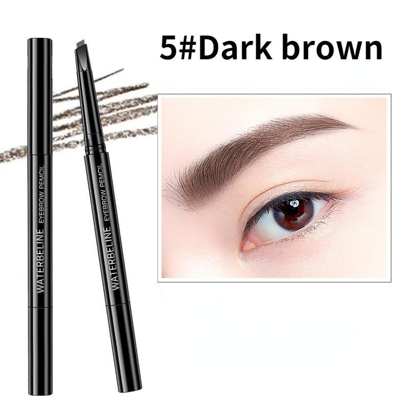Crayon à sourcils double pointe durable waterproof maquillage sourcils longue tenue naturel mode féminine charme mode maquillage yeux cosmétiques XYZ