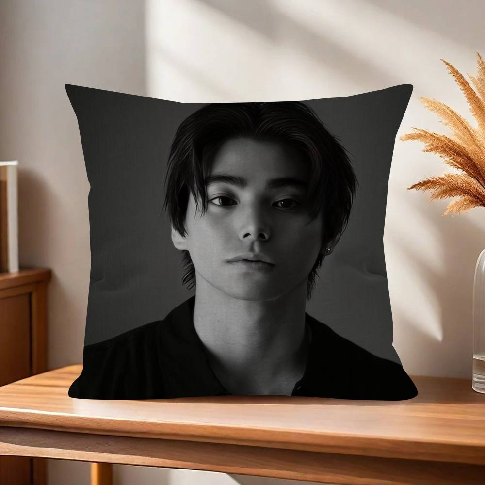 Actor NNijiro Murakami  Cushion Cover Inches Farmhouse Decor Home Throw Pillow Covers for Couch Decorations