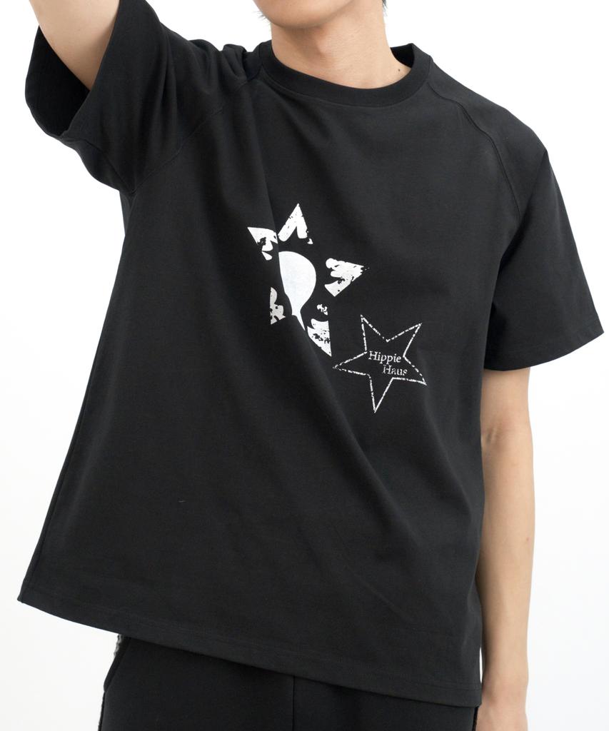 Hipihauseu Hh Star Raglan Core Essential T-Shirt