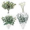 Artificial Eucalyptus Silver Dollar Stems - Decorative Greenery & Simulation Leaves