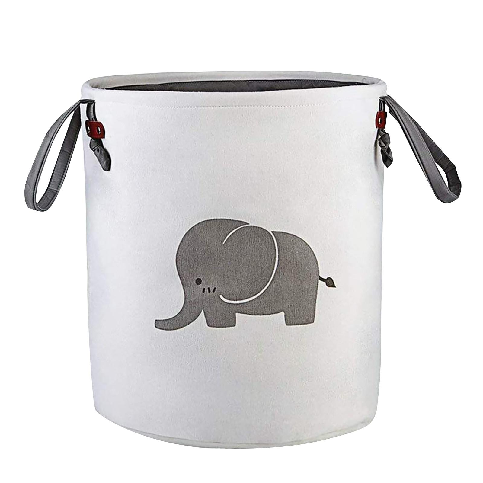 

Корзина для хранения, корзина для хранения хлопка Складная корзина для белья с ручкой белый