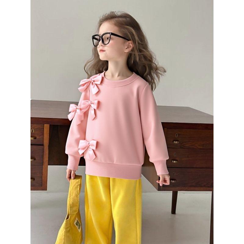 Spring Fleece-Lined Sports Sweater Children's Top