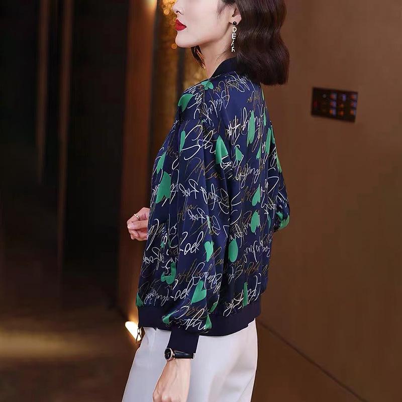 Women's Versatile Chiffon Sun Protection Baseball Jacket - Loose Fit for Short and Middle-Aged Women, Perfect Summer Air Conditioning Shirt.
