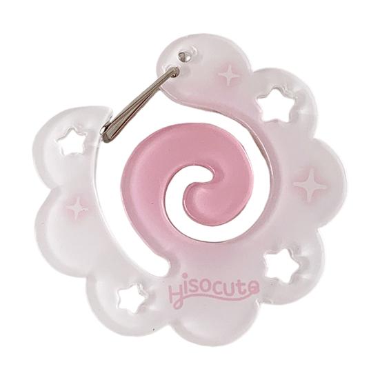 Carabiner Keychain Star Strawberry Cake Shape Key Chain Hook Everyday Carry Accessory