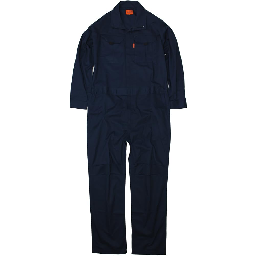 

[Prono] Original Cotton Blend Coveralls PR-2401 Navy L Size Coveralls Overalls All-in-One Men s Workwear Work Clothes Mechanic Repair Car Motorcycle A