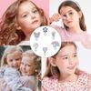 Clip On Earrings for Girls Kids Hypoallergenic Cute Ear Clips No Piercing Jewelry for Little Princess Birthday Gift Pink