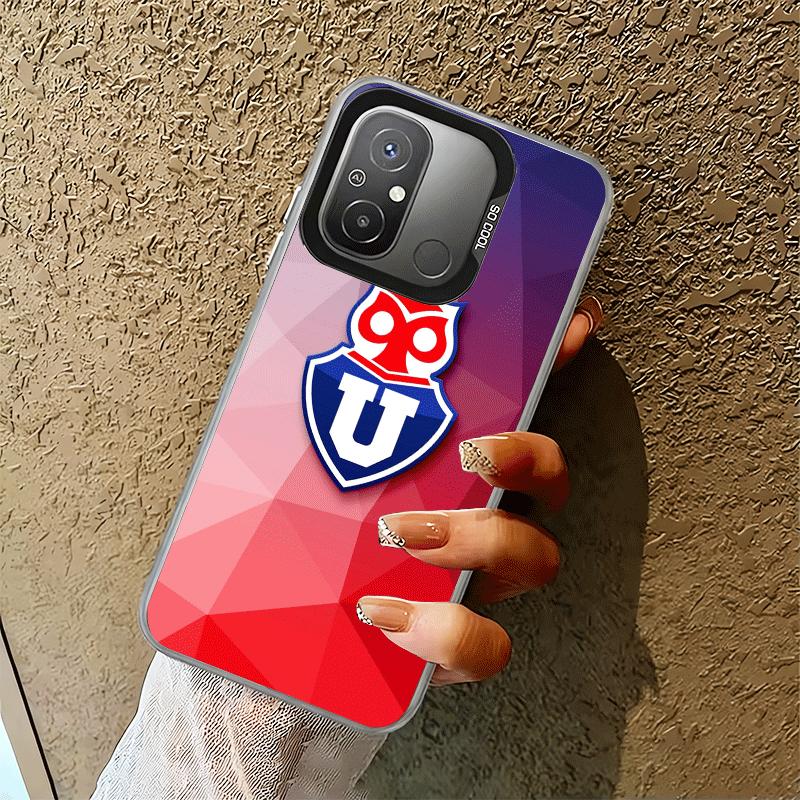 Chile U-Universität Logo Stoßfeste Handyhülle für Xiaomi Poco X7 X6 X5 X3 Pro F7 Ultra M8 Redmi 15C 15 14C 13C 12C 10C 13 12 10