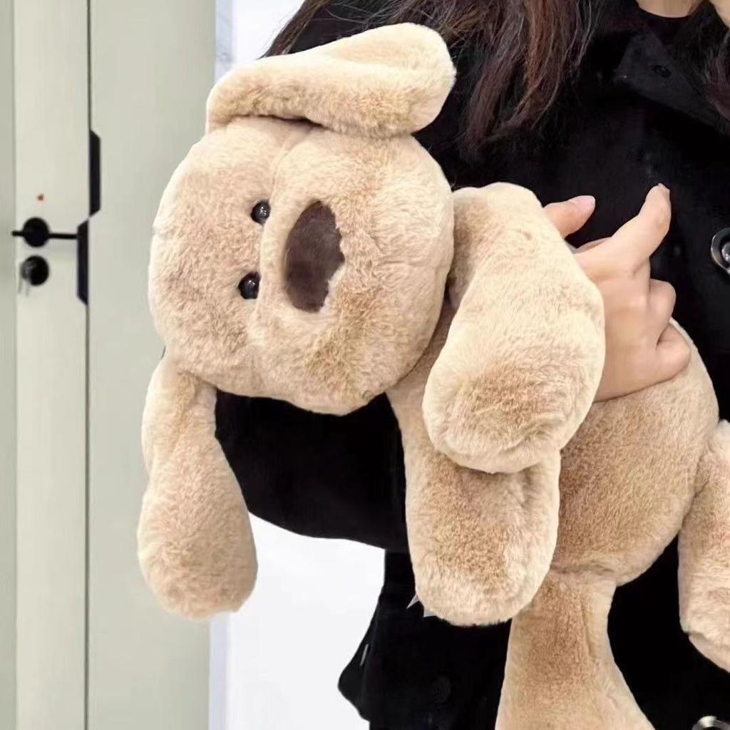 Muñeca Almohada Muñeco Perro Lindo Juguete de Peluche Cama para Perro Dormir Reparar Perro Muñeca de Trapo Regalo de Cumpleaños