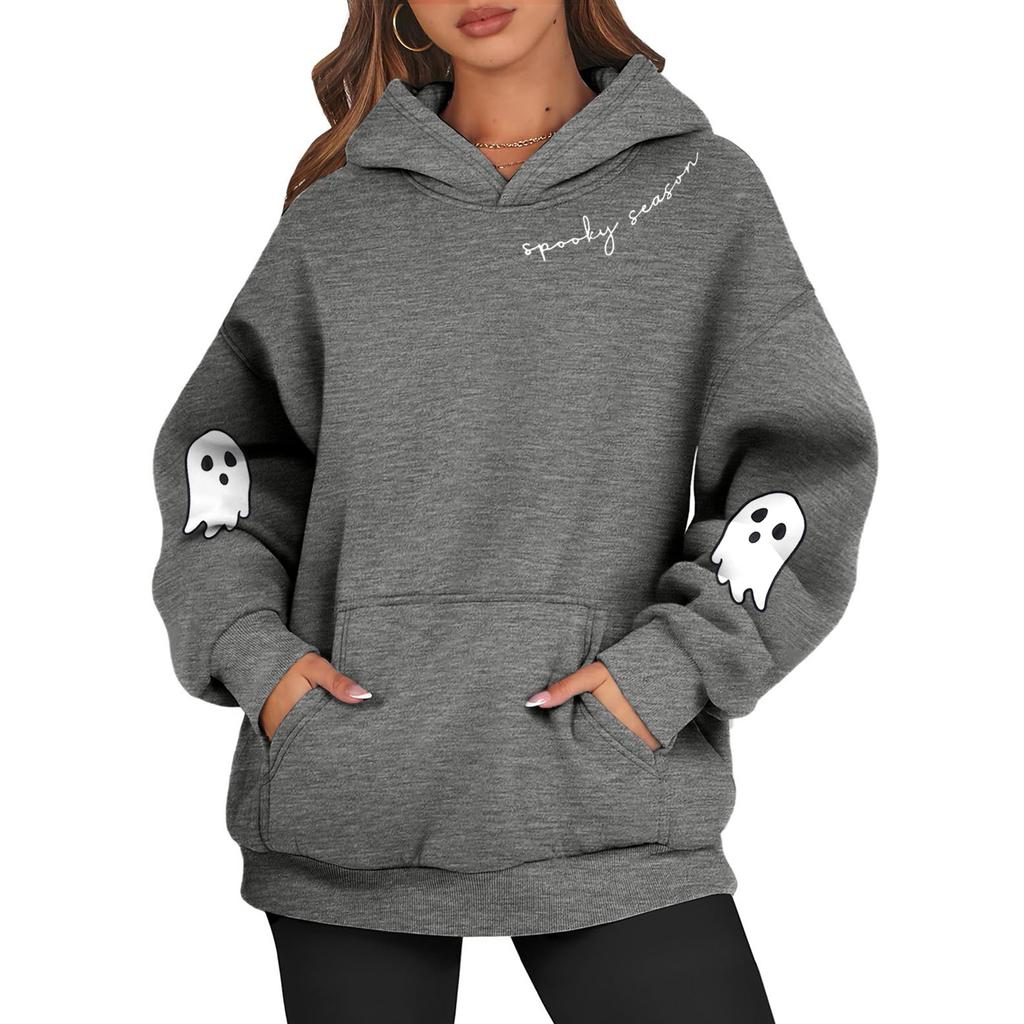 Dámské mikiny Oversized mikiny s dlouhým rukávem Ležérní svetr mikiny s kapucí