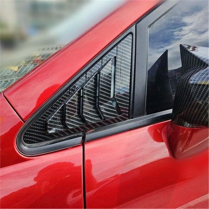 Nissan Tiida 05-10 Front Triangle Window Louvers - Mustang Style Exterior Modification