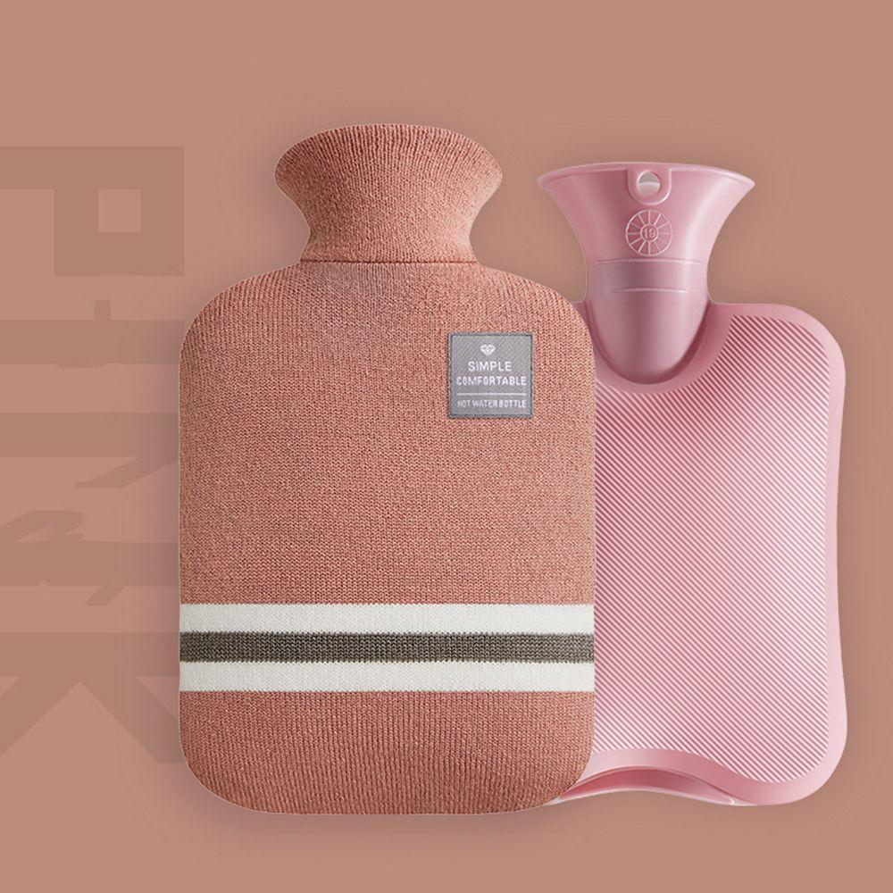 Keep on Hand Warmer Students Hand Warmer Warm Bag Warm Water Bag Hot Water Bottle Hot-water Bag pink-1000ML