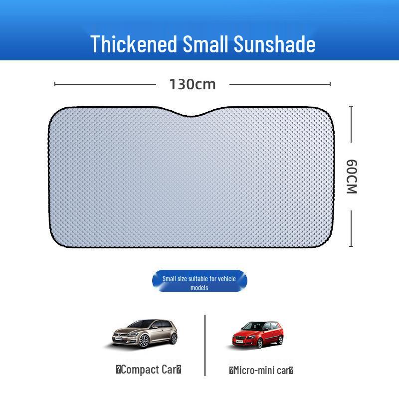 Universal All-Season Aluminum Foil Front Windshield Heat Insulation Sunshade