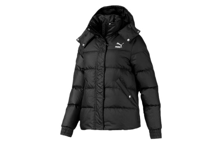 PUMA Down Jackets Women s Black Hooded Moderate Other 595876-01 M
