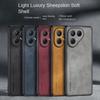 Plain Leather Comfortable Suede Case For Tecno Pova7 Pro Pova 6 Pro Pova6 Neo POP 10 9 Tecno Camon 40 Premier 40 Protect Cover