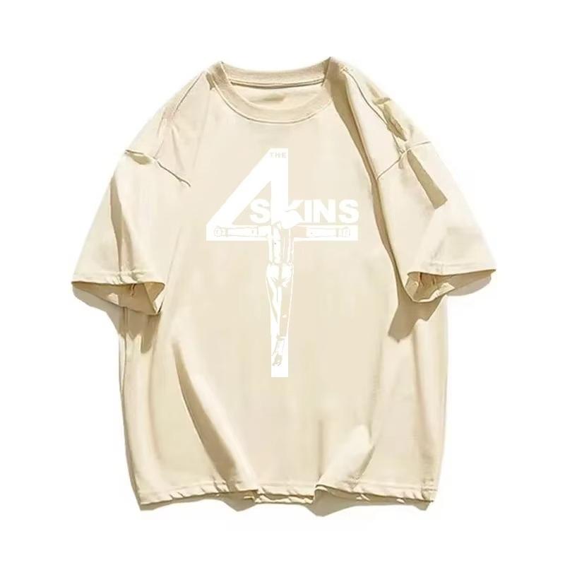 The 4 Skins Oi T Shirt Uk Punk Streetpunk 4Skins Male Tee Shirt Summer Top Man Brand Tee Fashion Streetwear Casual Clothing