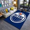 Kobercový logo Edmonton Oilers vhodný jako protiskluzová podložka do obývacího pokoje nebo k pohovce v ložnici