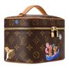 Louis Vuitton Nice Monogram Coated Canvas Makeup Bag Handbag Mini Women's Brown M26647