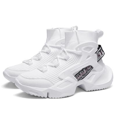 Zapatillas de suela gruesa para hombre Zapatillas casuales para caminar y fitness para hombre Zapatillas altas para hombre