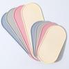 Anti Slip Dish Draining Mat Oval Soap Dispenser Tray Reusable Silicone Vanity Tray  Dessert
