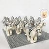 Medieval Roman Dynasty Commander Golden Warrior Spartan Solider Hawk Princess King Dragon Knight War Horse Figure Block Kids  Children Toy