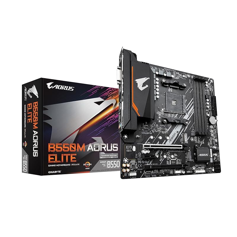 

GIGABYTE B550M AORUS ELITE motherboard MicroATX [AMD B550 Equipped with chipset] MB4995