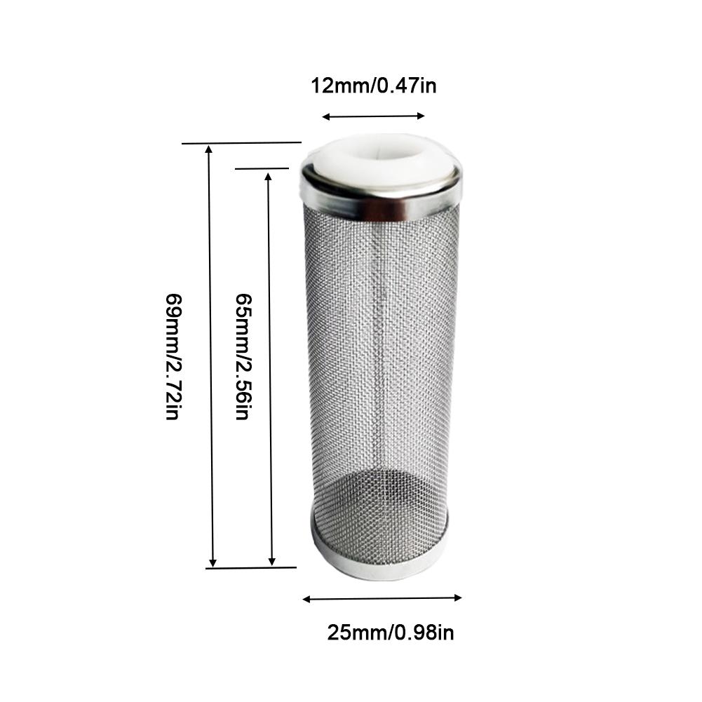 

12/16 мм входной фильтр для аквариума сетка из нержавеющей стали защитная сетка для аквариума аксессуары для фильтра впускной фильтр крышка предварительного фильтра S