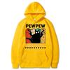 Pew Pew Madafakas Cat with Two Guns Meme Hoodies Unisex Fashion Vintage Sportwear Fleece Warm Oversized Casual Tracksuit Male