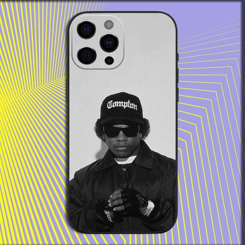 Rapper E-Eazy E Phone Case For iPhone 16,15,14,13,12,11,Pro,X,XS,Max,XR,Plus,Mini Soft Black Cover