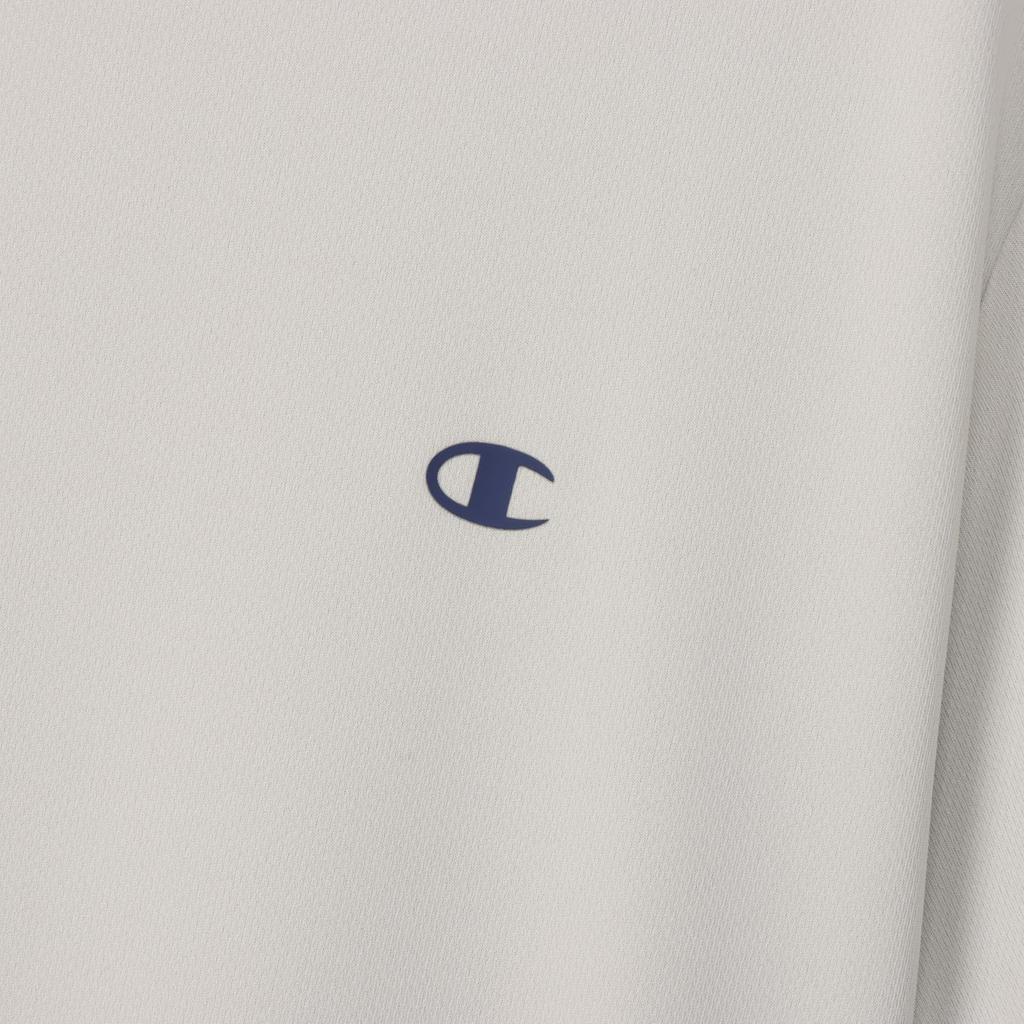 Champion Short Sleeve Dry Mesh Antibacterial and Odor UV Rubber Women's T-Shirt, Jersey, Resistant, Quick-Drying, Protection, Print, Beige, CW-CS350Z