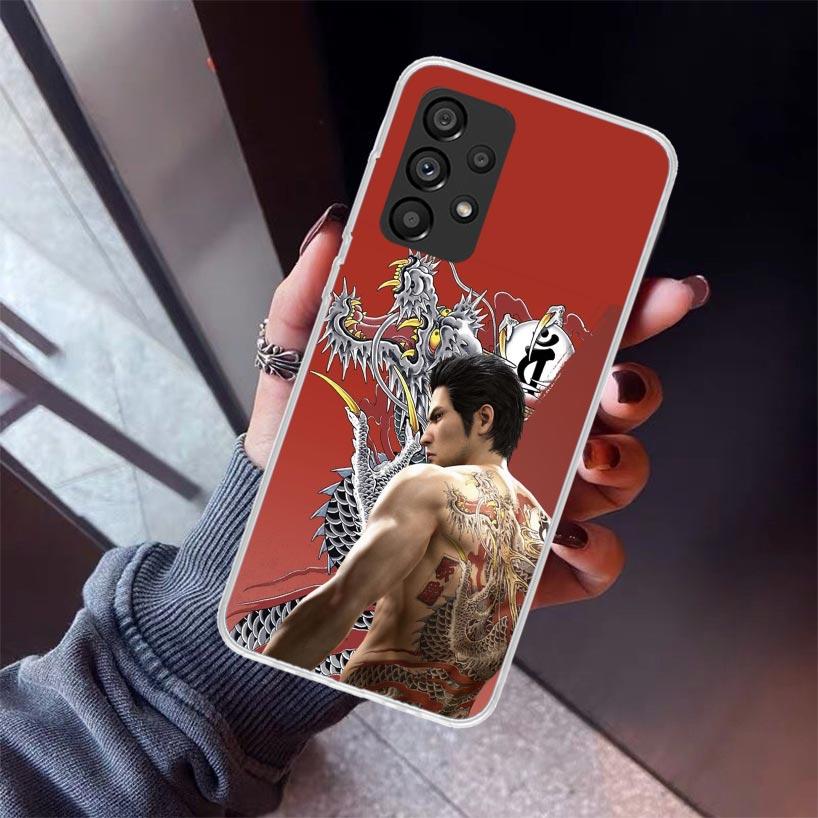 Yakuza 0 Game Phone Case For Samsung Galaxy A52 A51 A50S A32 A22 A12 A02S A72 A71 A31 A70 A30S Note 20 Ultra 10 Plus S10 Galaxy