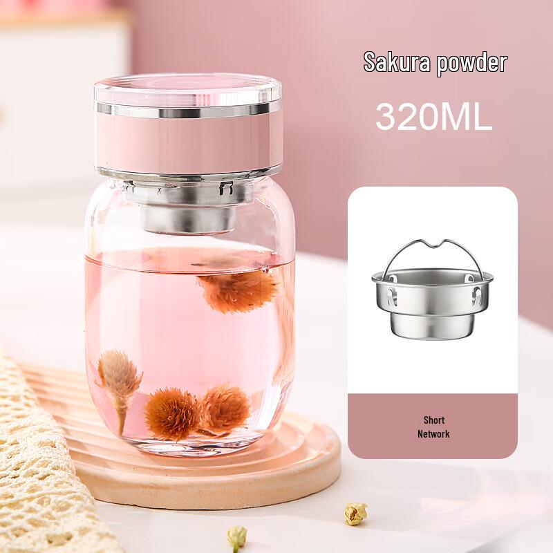 Shangqi Portable Thickened Glass Tea Cup