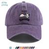 pc Double Dog Fun Cartoon Pattern Printed Baseball Cap Fashionable Cool Individual Design Comfortable Breathable Duckbill Hat