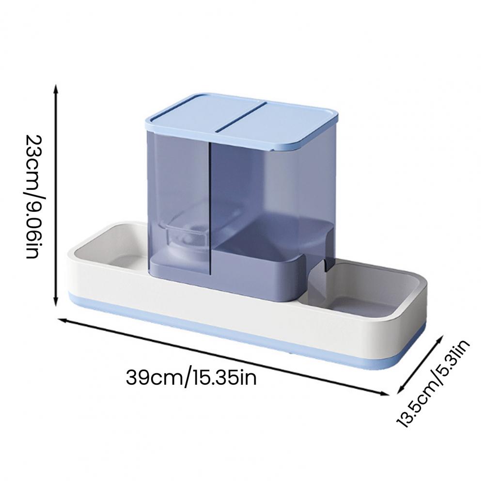 Automatic Pet Feeder And Water Dispenser 2 in 1 Cat Feeder Dish Pet Food And Water Feeder for Small Medium Pets Cat Dog Puppy