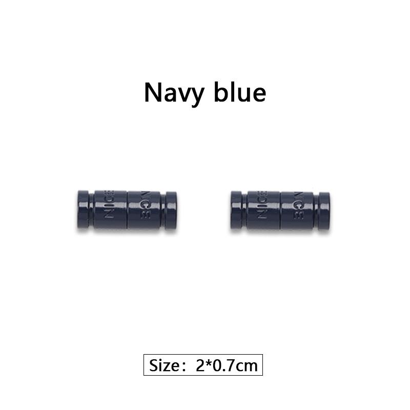 1 Pair Elastic Laces Nice Metal Capsule Lock Buckle No Tie Shoelaces Buckle Tieless Lazy Shoelace Decorations Shoe Accessries