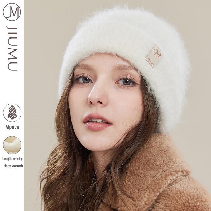 JIUMU Women s Alpaca Wool Knit Beanie