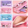 Sanrio Melody Kuromi Canvas Pencil Case Coin Purse For Students