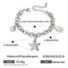 Delicate Ocean Beads Bracelet Comfortable Wrist Jewelry Stainless Steel Texture for Individualistic Jewelry Seekers