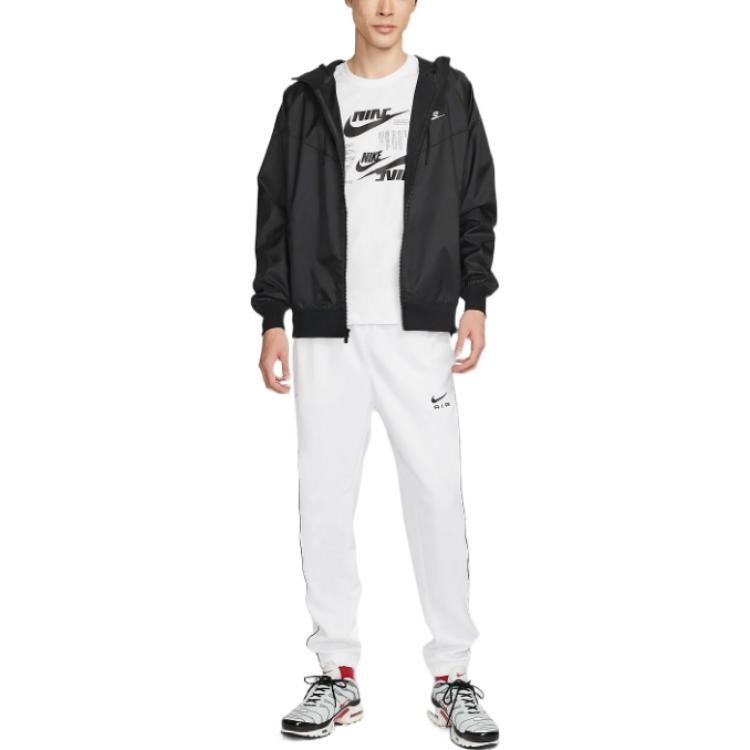 Nike T Shirts Men's White Crew Neck Moderate Straight Fit DR7816-100