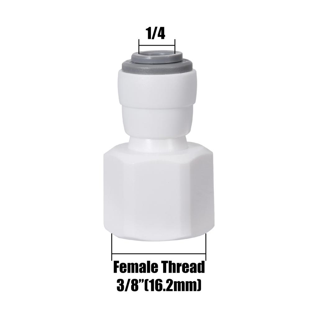10Pcs Straight RO Water Fitting Male Female Thread 1/4 3/8 Coupling Hose Pipe Connector Water Filter Reverse Osmosis Parts New