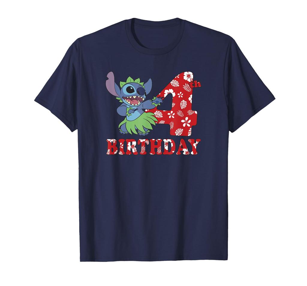 Disney Lilo Stitch 4th Birthday Stitch Hula Dancer & T-Shirt
