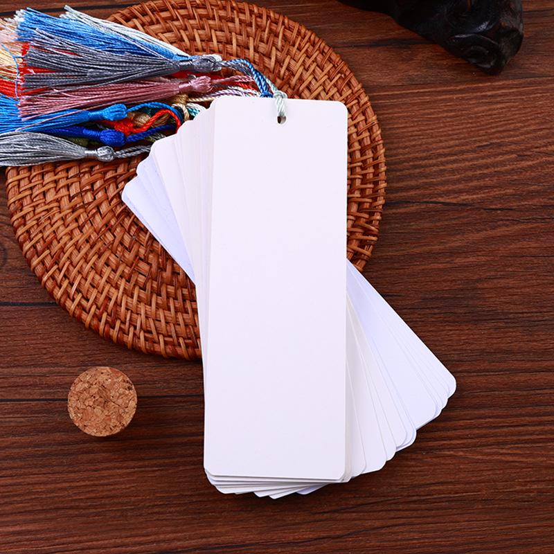 Creative DIY Bookmark Kit: Blank Cards with Embossed Dried Flowers and Leaves