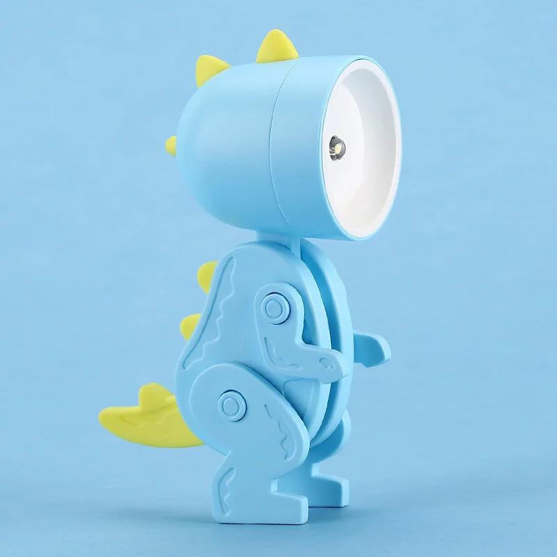 Cartoon Mini Nightlight Cute Decoration Desktop Folding Table Lamp Birthday Gift Cartoon Pet Folding Small Table Lamp with Ears