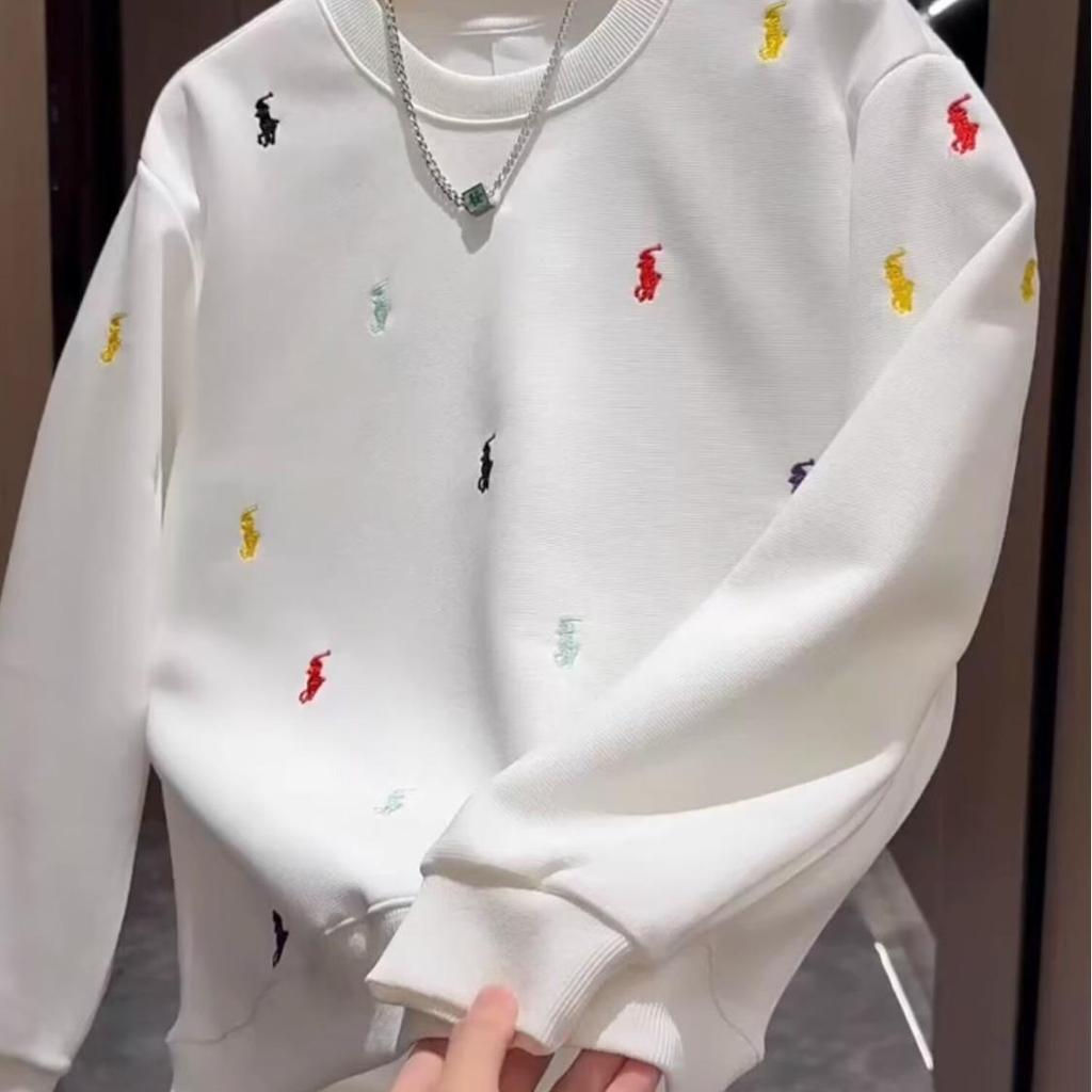 2025 Men's Trendy Spring/Autumn Hoodie: Cool Streetwear Embroidered Long Sleeve Top